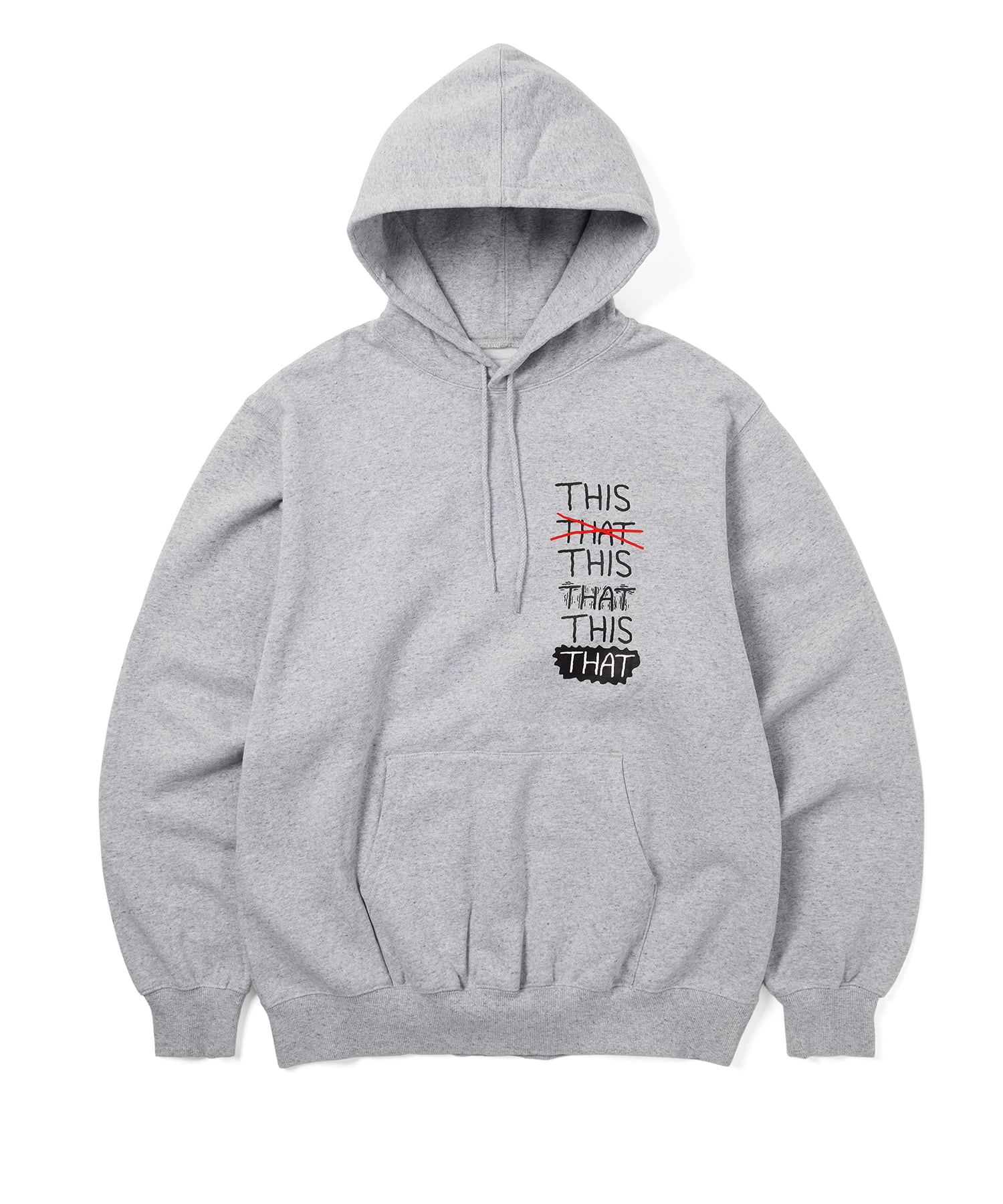 This Is Never That Thisthat Skate Hoodie Heather Gray S
