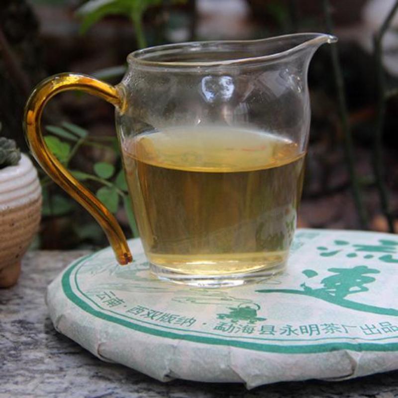 357 г Юньнаньский сырой чай пуэр Мэнхай Органический пуэр Шэнча Китайский выдержанный — фото 7