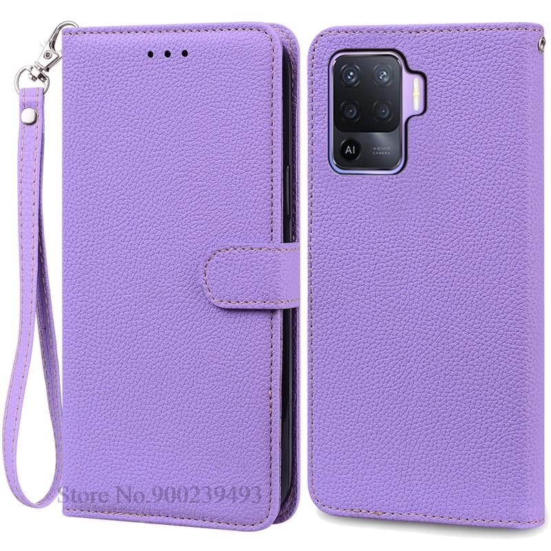 Covers For OPPO Reno 5 Lite Case Soft Silicone Wallet Leather Flip Case For OPPO Reno5 Lite Phone Case Carcasa Casing Book Cover