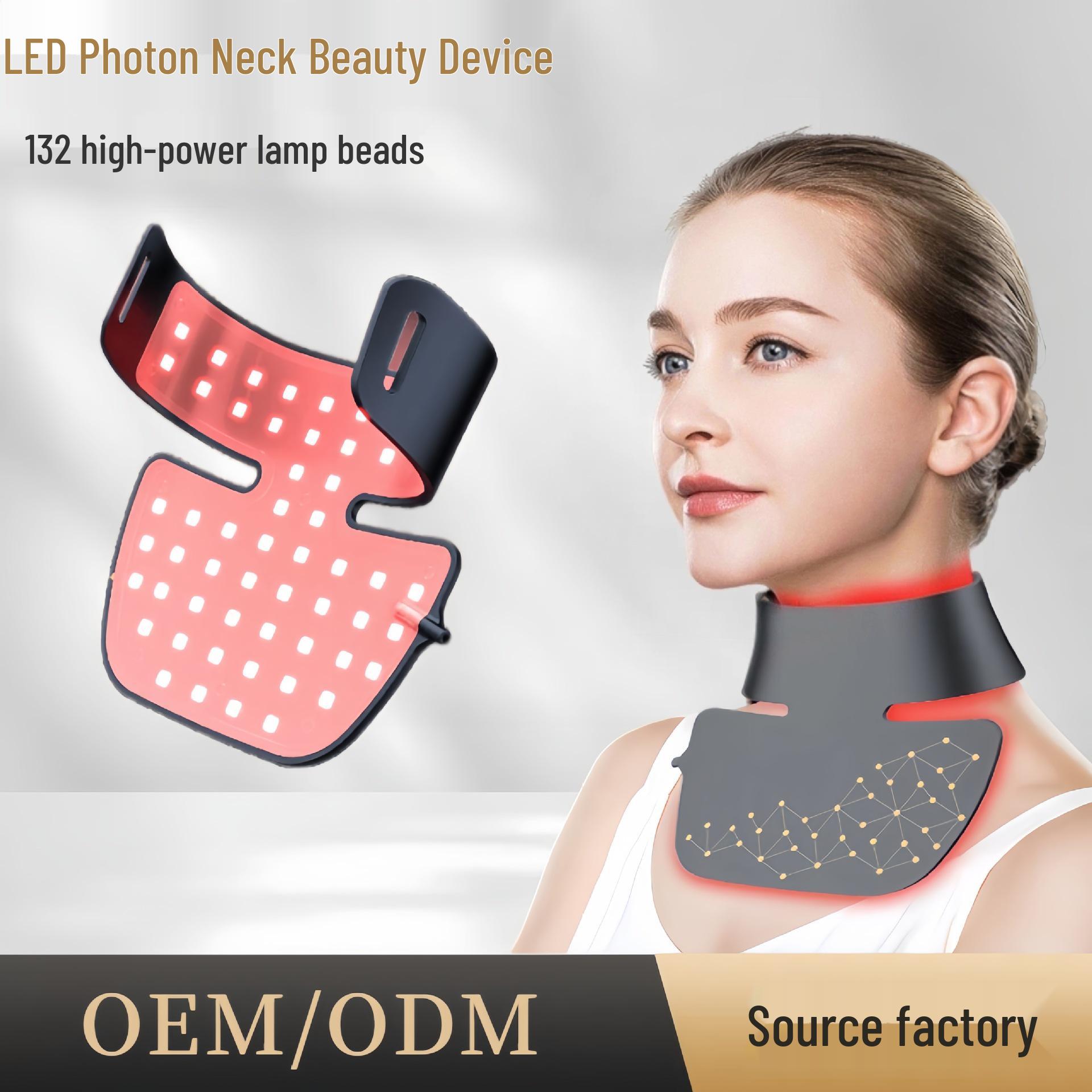 

LED Light Therapy Neck Rejuvenation Device M05 Neck Instrument White [4-Color LED]