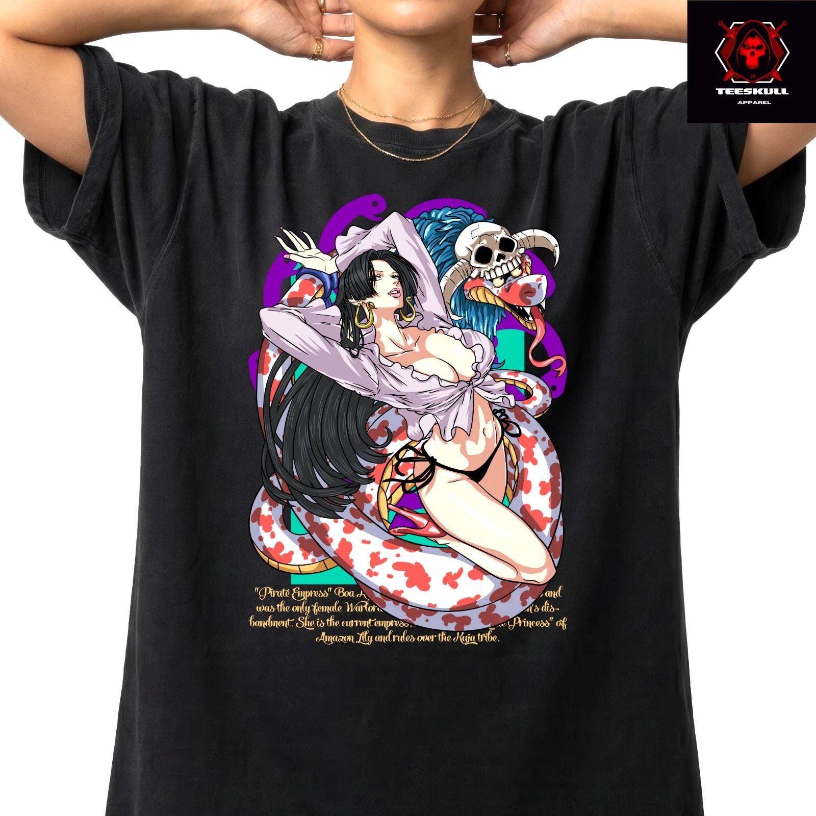 Boa (Hancock), Nami, Nico One Piece Anime Unisex Premium Cotton T-Shirt XL
