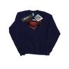 DC Comics Womens/Ladies Justice League Movie Superman Emblem Sweatshirt