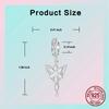 copper Leaf Fairy Angel Zircon Dangle Pendant Charm Compatible With Authentic Charm Bead Charms Bracelets Women Do It Yourself Jewellery Gift