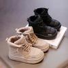 Girls Boots Boys Winter Cotton Shoes 2025 New Short Boots Thermal Velvet Martin Boots Children's Snow Cotton Boots Tide