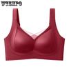 Pull-up Seamless Lingerie Women's Gathering Anti-sagging Bra Without Underwire Push Up Bra
