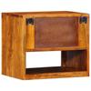 Nightstand Brown 40 x 35 x 35 cm Solid Acacia Wood