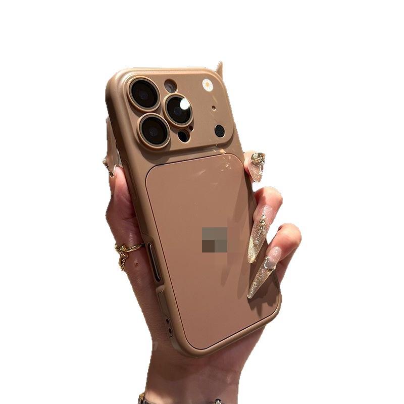 Fits iPhone 17 PRO MAX: Frosted 2-in-1 Window Case, Drop-Proof, Compatible with Apple 15/16