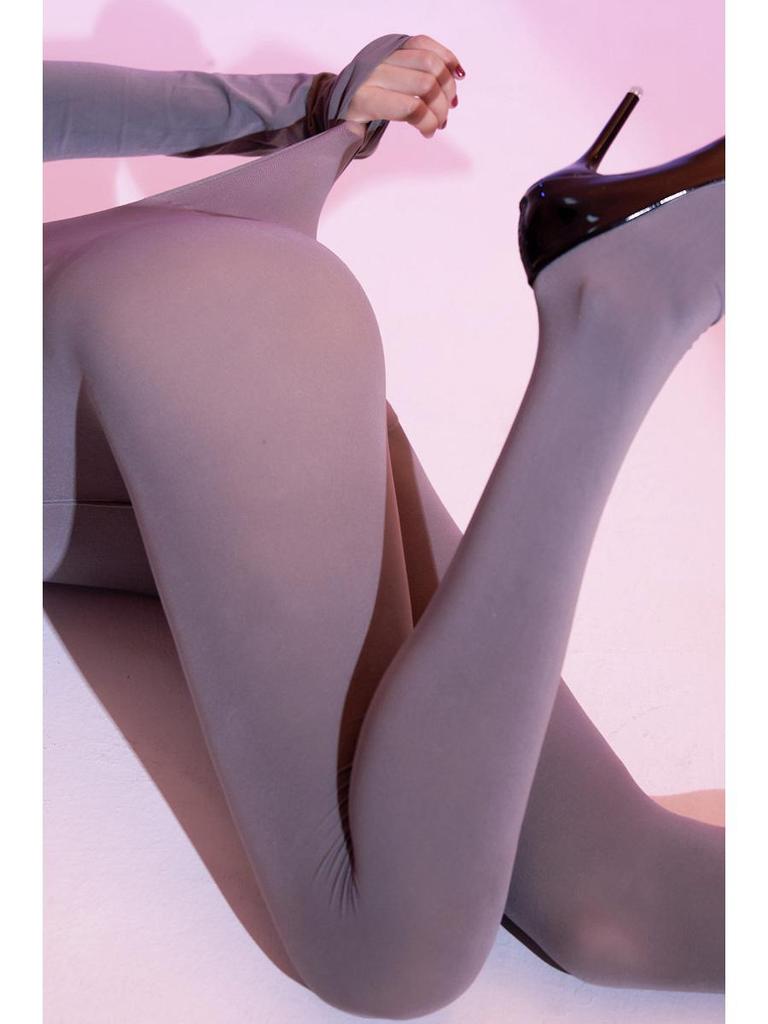Detachable Bodysuit Pantyhose: Open Crotch, Full Coverage, Velvet, White or Black Silk Options