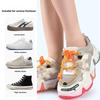 1 Paar/3 Paar Runde Elastische Schnürsenkel Ohne Binden Schnürsenkel für Sneaker und Freizeitschuhe Schnell An- und Ausziehbare Schnürsenkel