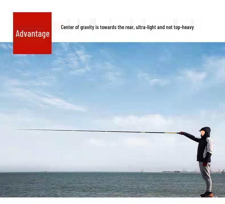 Ultralight Ultra-Hard Carbon Carp Fishing Rod - Extremely Fine Action Hand Rod