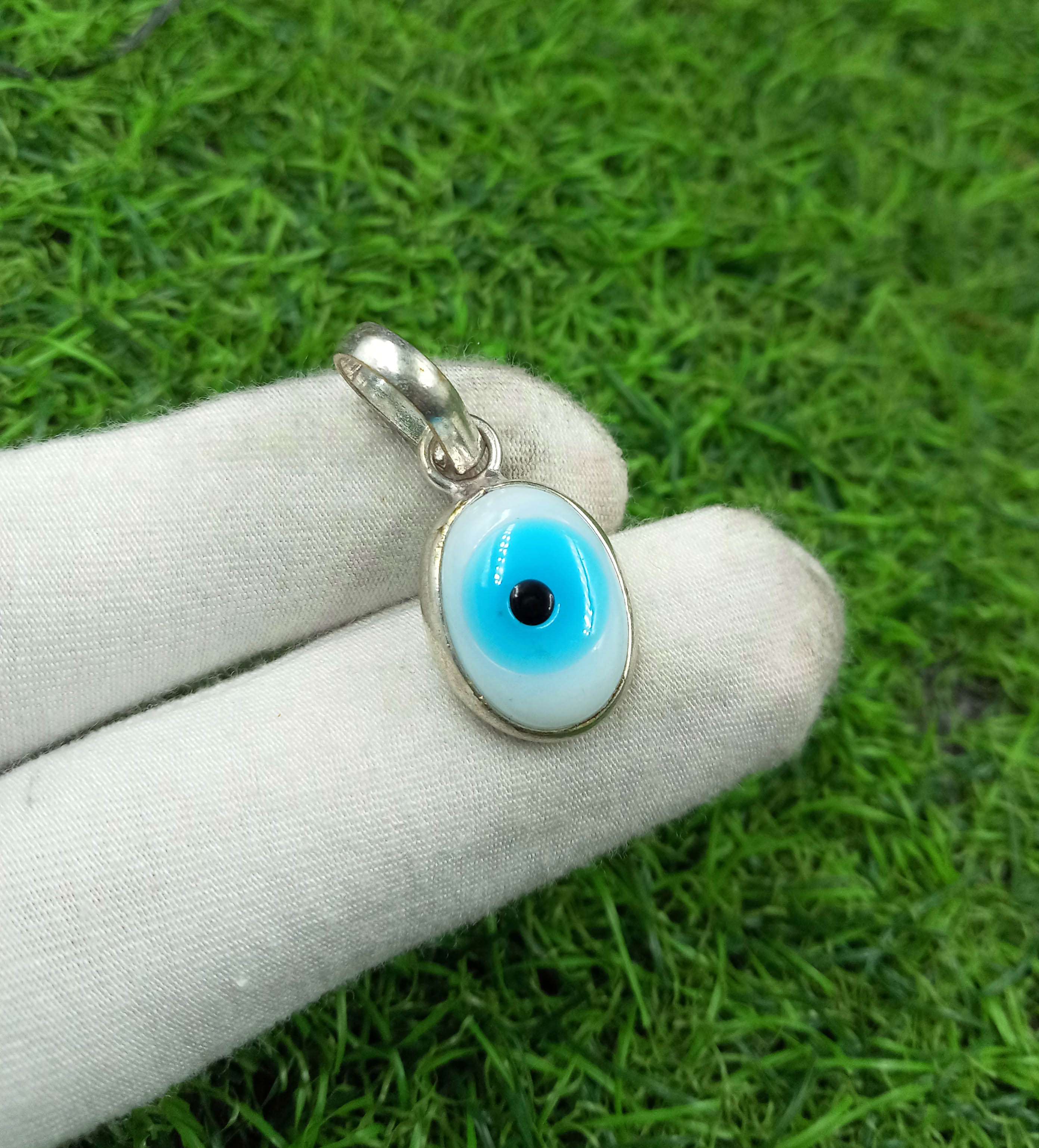 

Кулон с драгоценным камнем Evil Eye 925 пробы с серебряным покрытием DEP-626