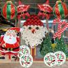 Christmas Decor Balloon Set: Santa, Star, and Candy Cane