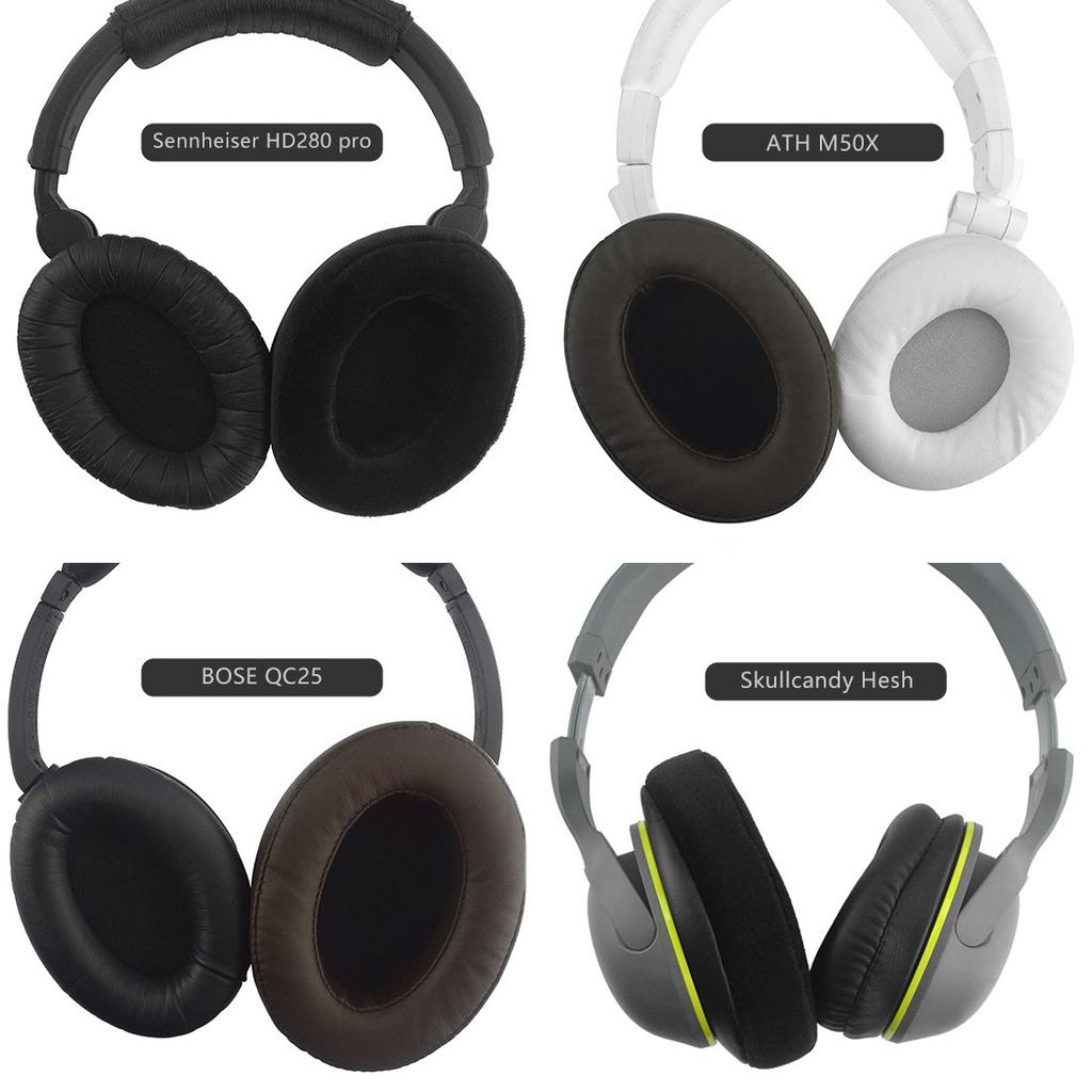 Geekria Komfort-Ohrpolster Kompatibel mit Sony, SteelSeries Arctis, TurtleBeach, Skullcandy, HyperX und anderen großen oder mittelgroßen Over-Ear-Kopfhörern