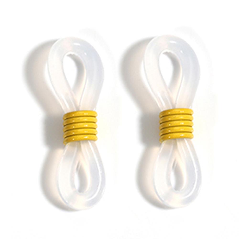 50pcs Eyeglasses Chain Rubber Connector Spectacle Frame Connector Retainer for Sunglasses Holder Chain Necklace Accessories