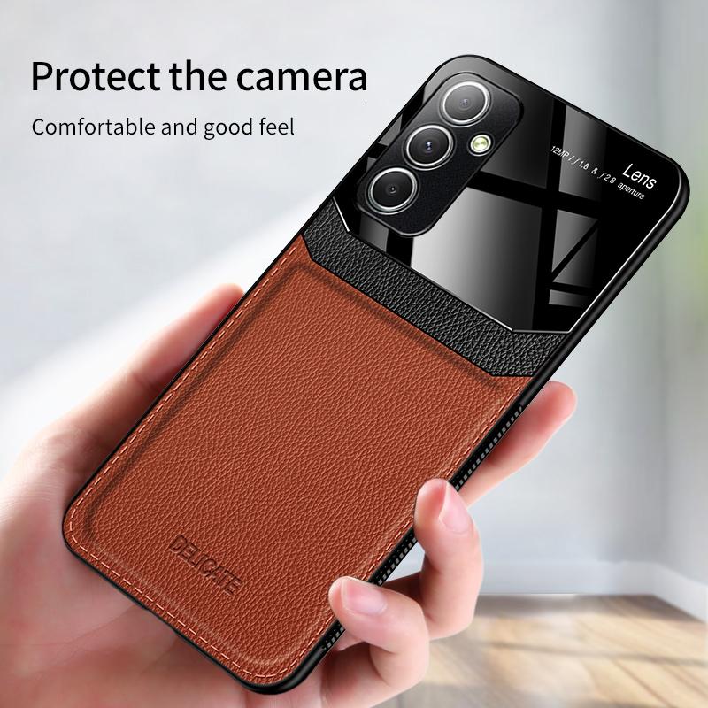 For Samsung Galaxy A14 5G Phone Pouches Luxury Leather Texture Shockproof Case Cover Galaxy A34 A54 Back Caso Galaxy A12 A22 A52