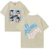 Singer Aitana Ocana Printed T-shirt Women's  Vintage Fashion T-shirt Short Sleeve Top Hip Hop Tee Shirt