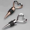 Antique Bronze Heart Shape Wine Bottle Stopper - ABS Sealing Lid for Fresh-keeping