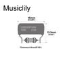 Musiclily Pro Treble Bleed Mod 225P Orange Drop Capacitor with Precision Resistors for Electric Guitar/Bass, 0.001uF+150K