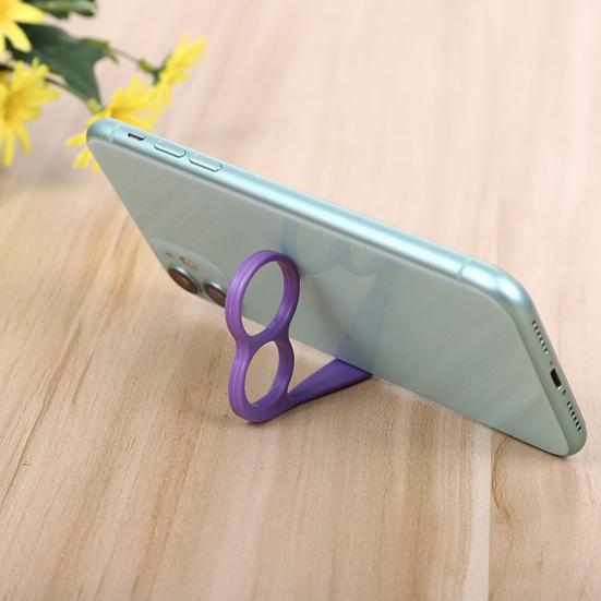 Yousheng 24Pcs Finger Ring Phone Bracket Hands-Free Finger Support Holder Plastic Desk Phone Stand with Anti-Slip Base