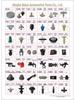 Peugeot Car Door Panel & Fender Nylon Snap Fasteners