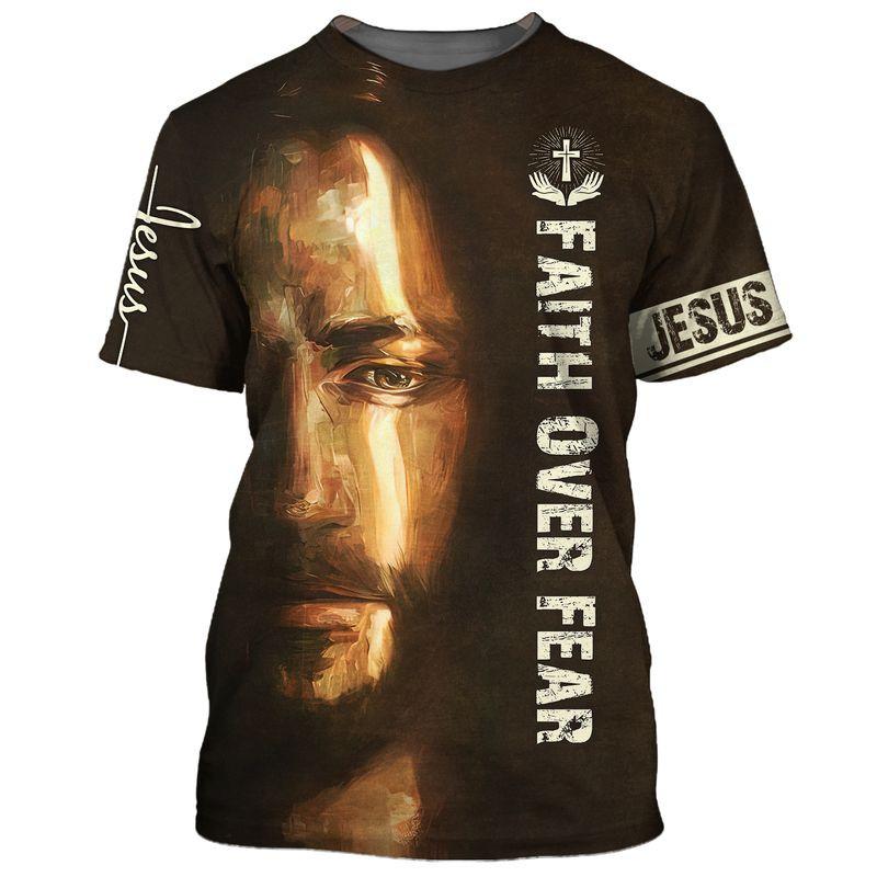 Jesus Christus T-Shirt Herren Damen Kurzarm O-Ausschnitt T-Shirts 3D Gedrucktes Muster USA Flagge Gottesdienst Kapelle Kleidung Pullover Top Tee
