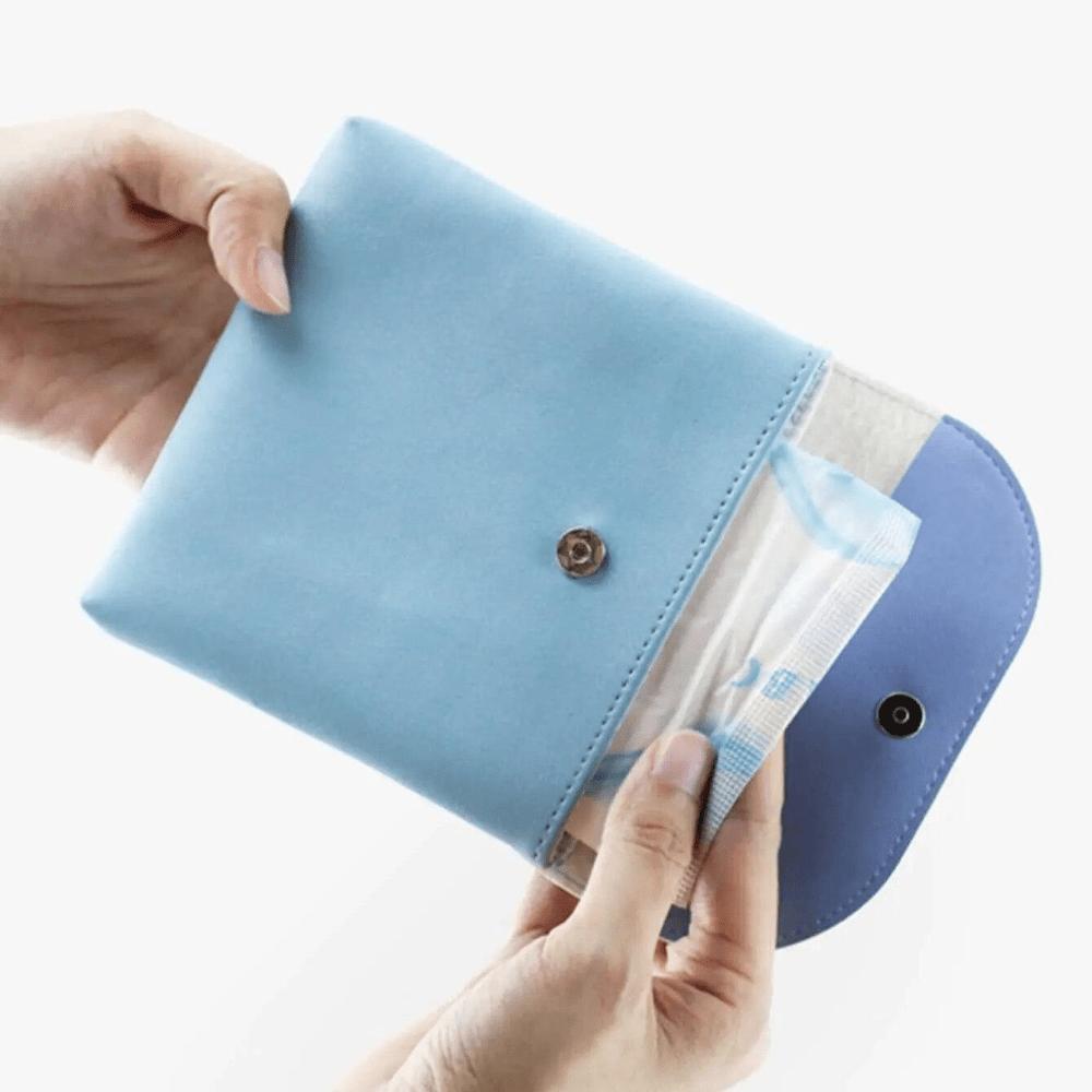 1PC-dziewczęta podpaska higieniczna etui PU skórzana torba do przechowywania tamponów przenośny makijaż szminka klucz słuchawki kable do transmisji danych organy podróżne