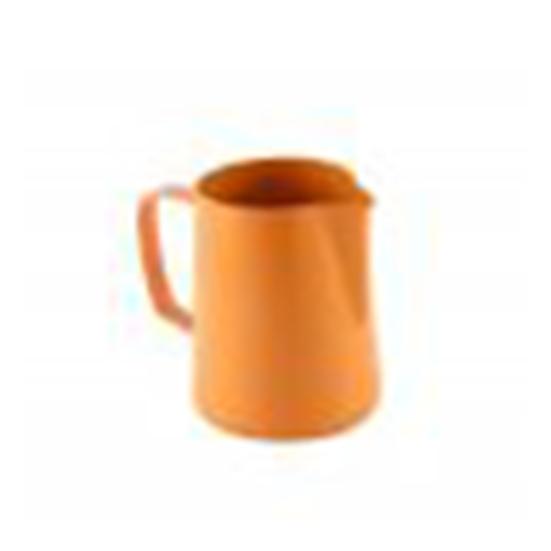 

400ml Stainless Steel Milk Frothing Pitcher Coffee Cup Frother Jug помаранчевий