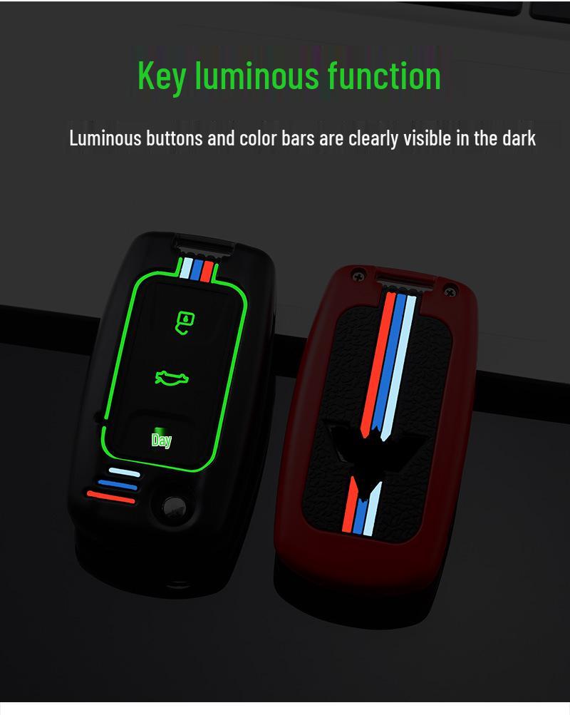 Wuling Hongguang S Key Case: Protective Shell for Car Remote, Fits Rongguang V & Zhiguang