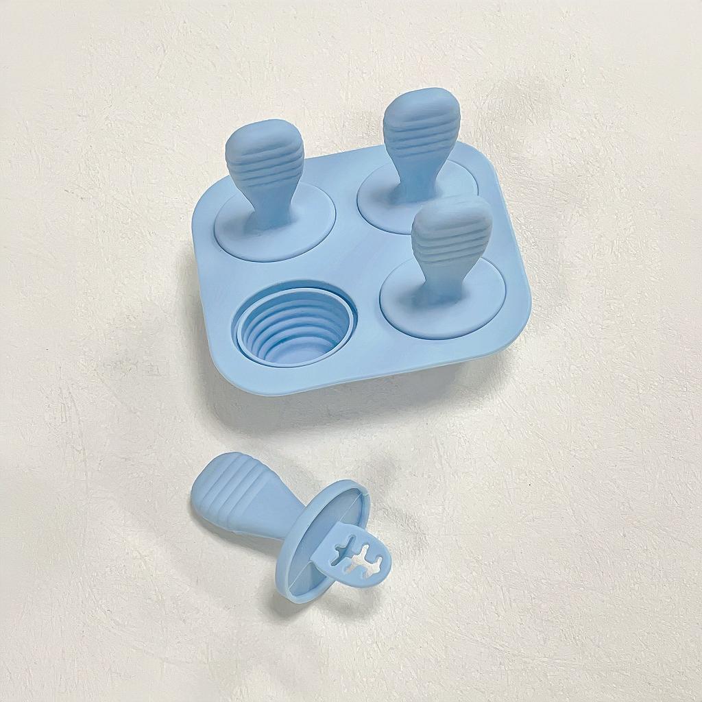 Reusable Silicone Ice Cream Mold | Non-Toxic Homemade Frozen Treats & Breast Milk Storage | Kitchen Accessories Ice Tray for