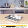 QianXing 304 Edelstahl tiefe rechteckige Lebensmittelwanne