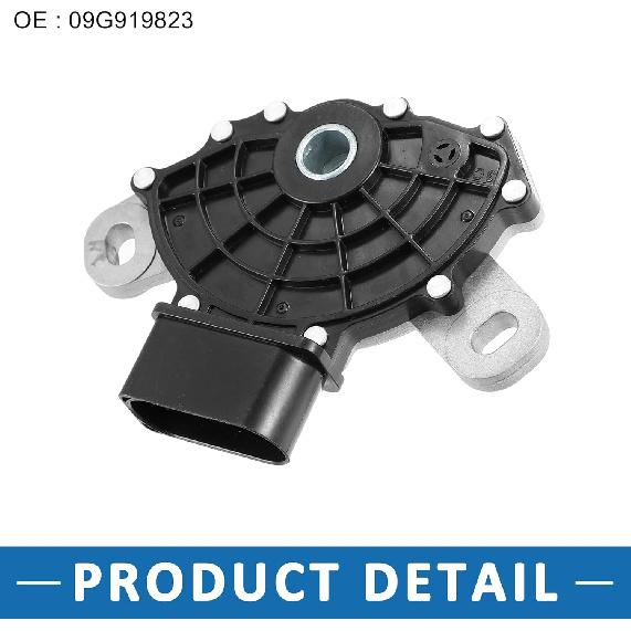 Car Transmission Range Sensor 09G919823 Neutral Safety Multifunction Switch Transmission Trans Range Sensor for Volkswagen Jetta 2005-2012 Plastic