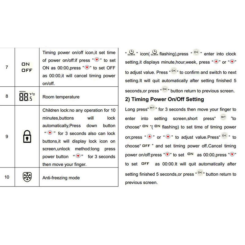 Sıcaklık Kontrol Cihazı Dijital LCD Programlanabilir Sıcaklık Kontrol Cihazı Klima Termoregülatör Duvar Fişli Termostat