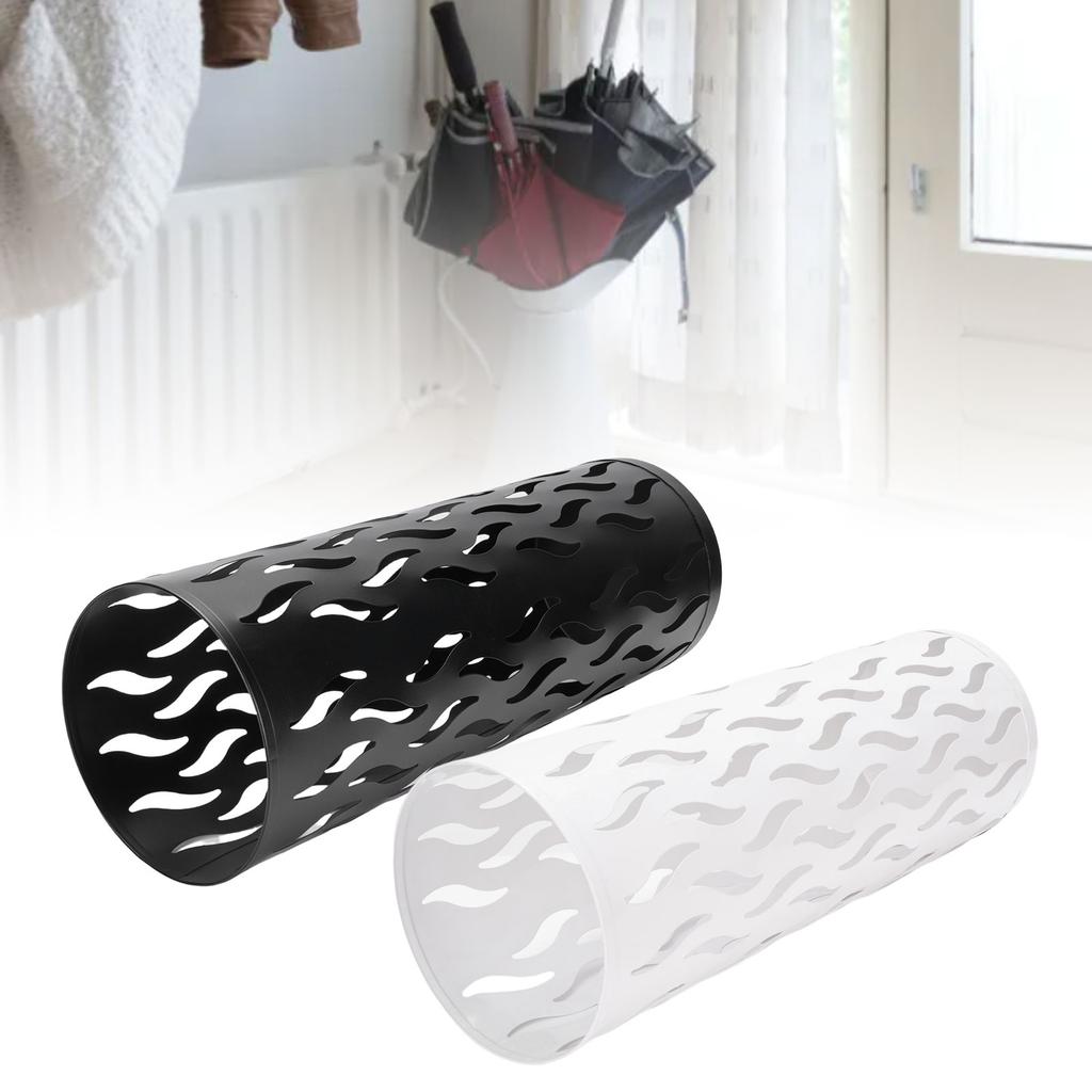 Metal Round Umbrella Holder for Entryway Umbrella Organizer S Shaped Hollow Out for Home Office Hote