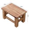Solid Pine Rectangular Multi-purpose Stool