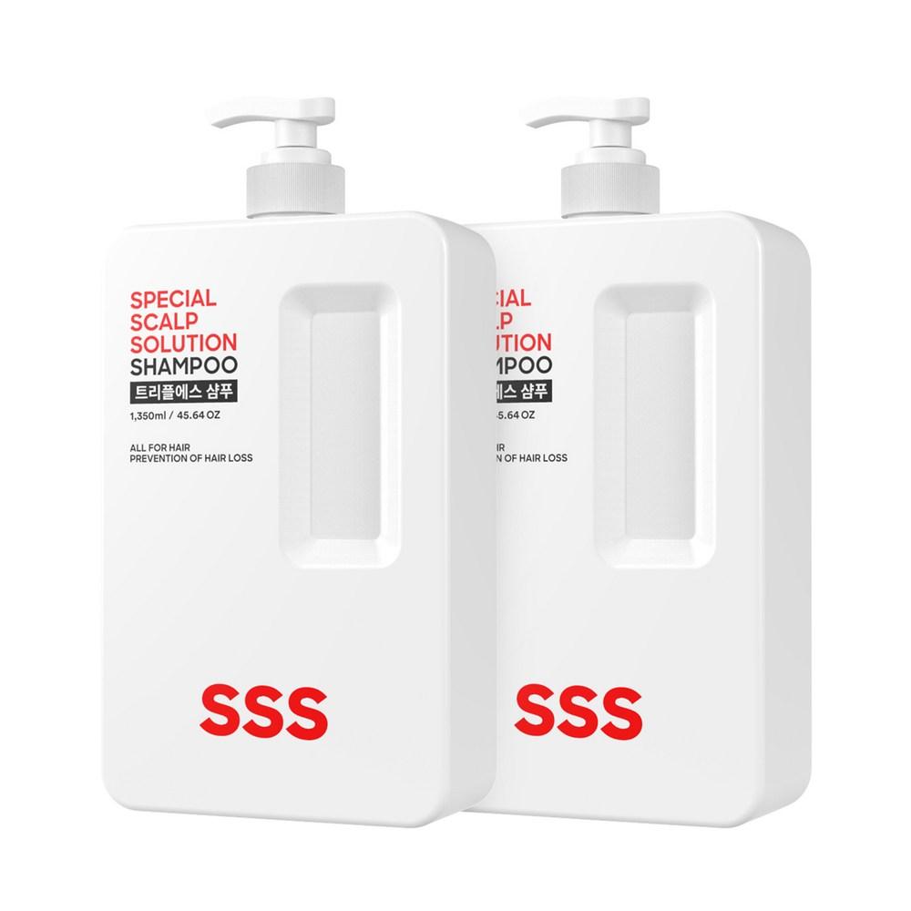 Triple S Mildly Acidic Hair Loss Shampoo 1.35L 2 pcs