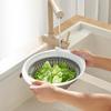 Multifunctional Silicone Folding Drain Basket for Vegetables & Fruits