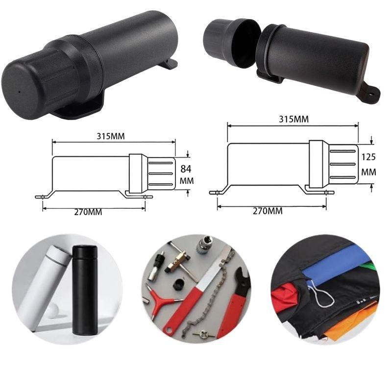 Motorcycle Off-Road Universal Waterproof Tool Tube Gloves Raincoat Storage Box Cap Holder Canisters Tool Repair Box Document Hol