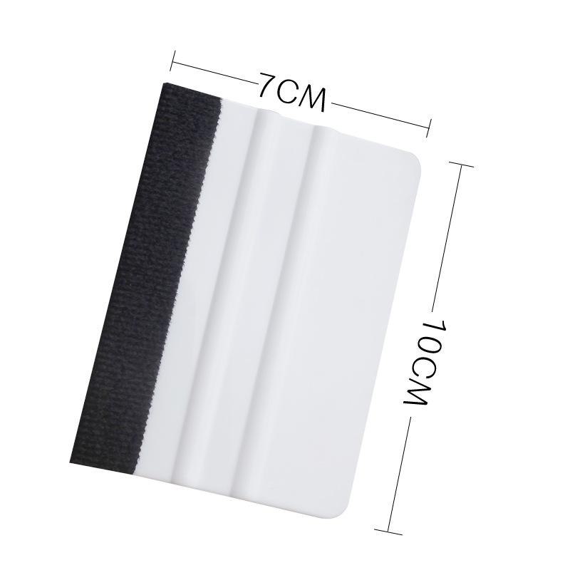 Vinyl Wrap Car Film Install Squeegee Carbon Fiber Wrapping Tool Auto Foil Window Tint Scraper Household Car wool felt squeegee белый
