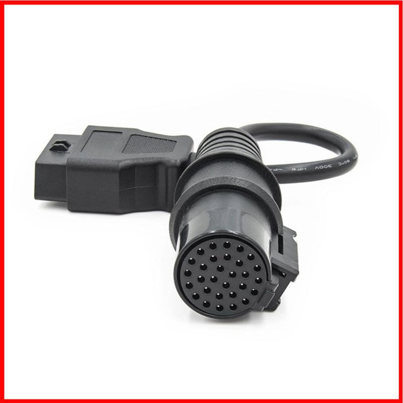Interfejs przyrządu do diagnostyki usterek samochodu 30-pinowy na 16-pinowy kabel do konwersji Obd2 kompatybilny z Iveco