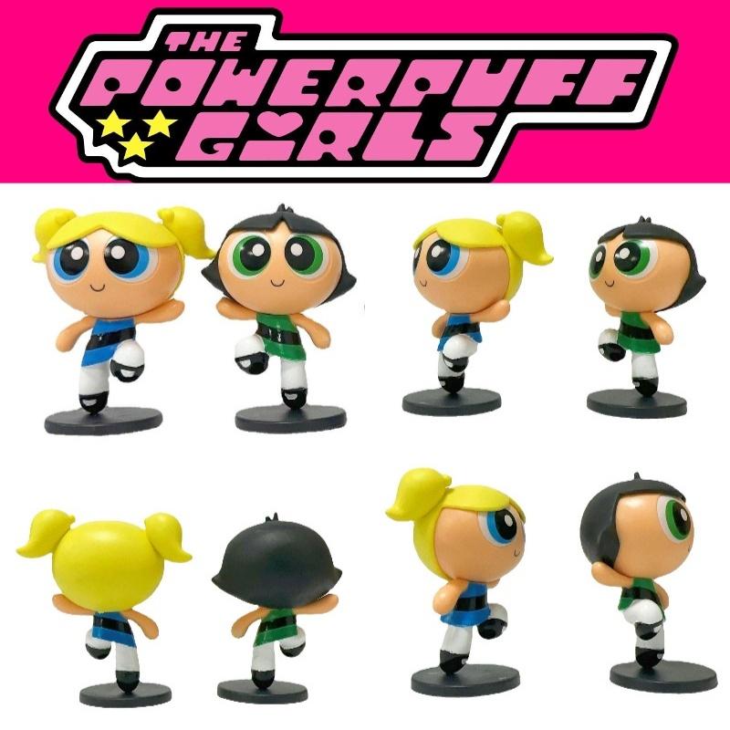 The Powerpuff Girls Action Figure Blossom Bubbles Buttercup Model Dolls Toys For Kids Home Decor Gifts