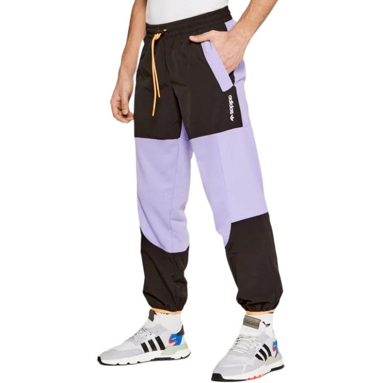 adidas Casual Pants Men's Purple Moderate Cuffed Pants GN2368