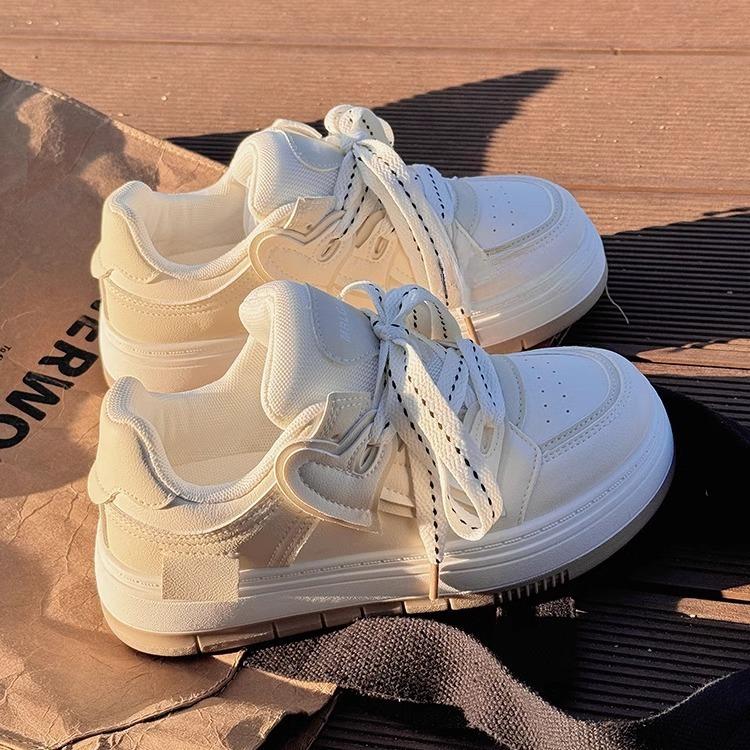 

Осенняя женская обувь Кроссовки Новые туфли на платформе Белые туфли Универсальные нишевые спортивные кроссовки Мода 40