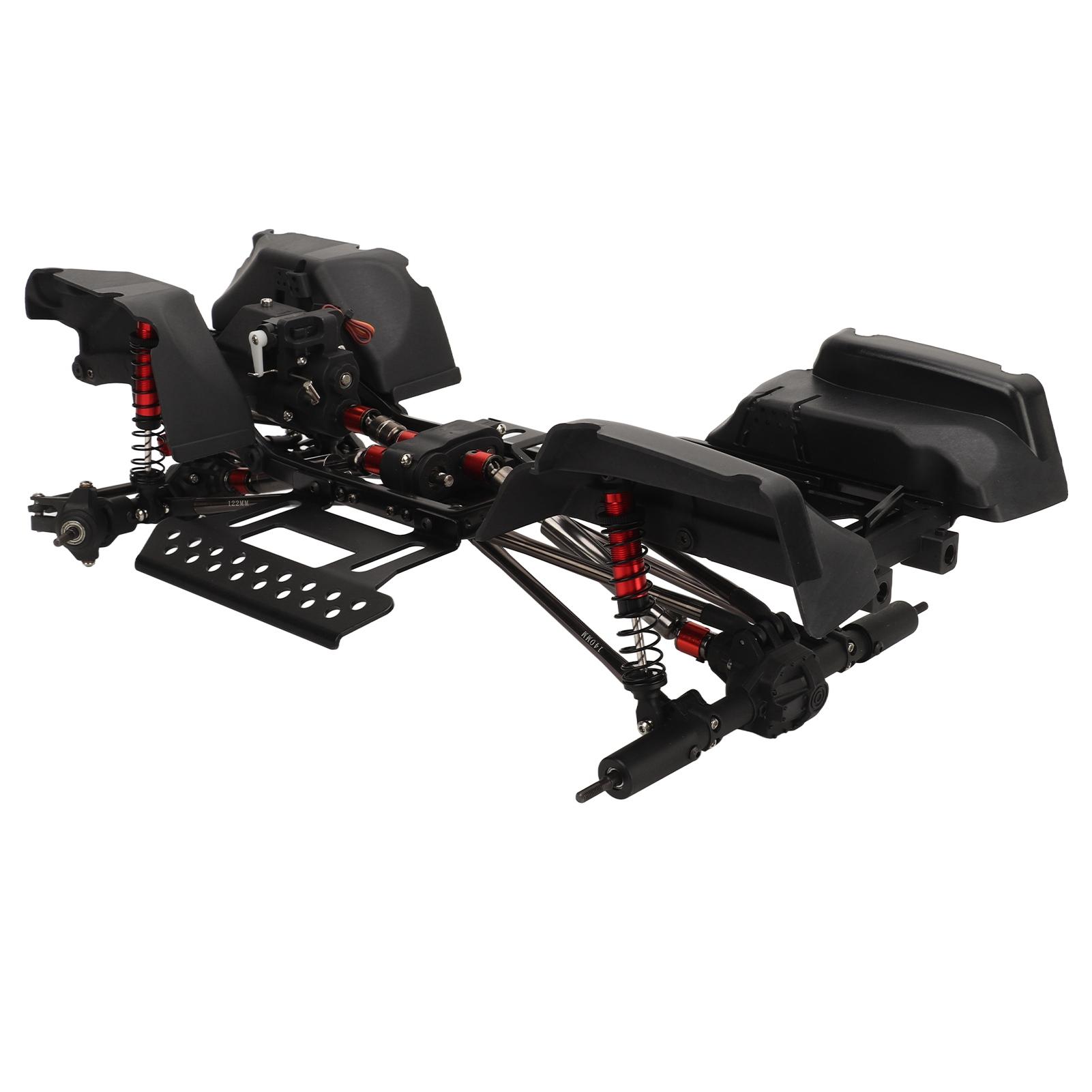 

RC Crawler Car Chassis Frame 2 Speed Transmission 4 Shock Absorbers 313mm Wheelbase Chassis Frame for AXIAL SCX10 1 10