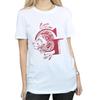 Harry Potter Womens/Ladies Gryffindor Glitter Cotton Boyfriend T-Shirt