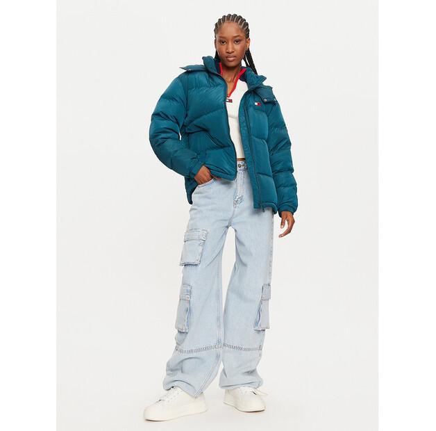 Down Jacket Tommy Jeans Alaska DW0DW18610 Green Regular Fit