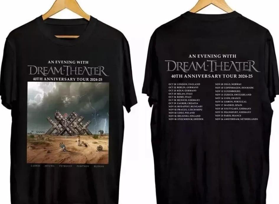 Dream Theater 40Th Anniversary Tour 2026 2026 Shirtshirt L