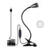 Flexible Gooseneck Book Light Metal Clamp Spotlight Reading Light LED Desk Lamp  Headboards