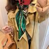 Silk Small Square Scarf Silk Scarf Spring And Autumn Versatile Women'S Thin Yarn Scarf Neck Protection 100% Mulberry Silk Scarf 70 Medium Square Scarf
