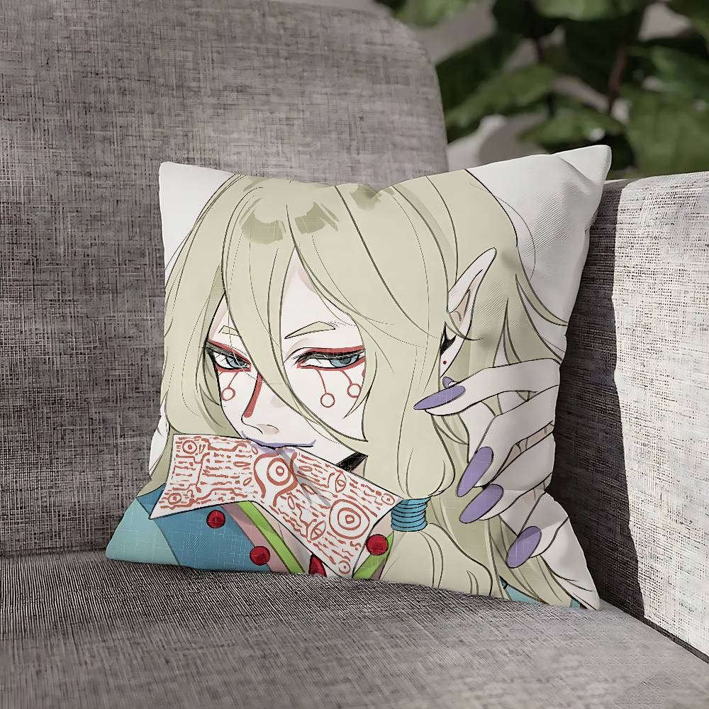 Medicine Seller M-Mononoke Throw Pillow Case For 55x55cm 30x30cm 50x50cm 45x45cm 40x40cm Square Chair Pillowcase Case