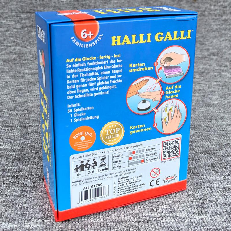 English Halli Galli Reaction Training Cards Children's Parent-child Game Board Game Cards And Chess Toys